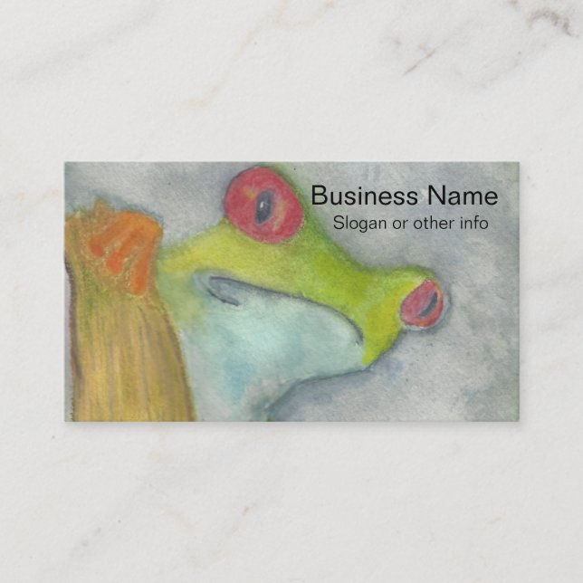 Tree Frog Business Card (Front)