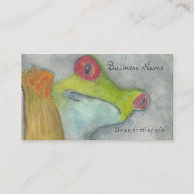 Tree Frog Business Card (Front)