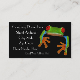 Tree Frog Business Card Sample1