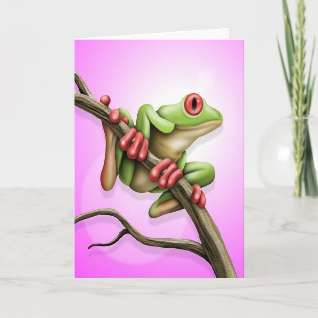 Tree Frog Card (Front)