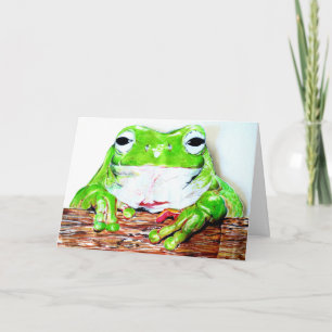Tree frog card