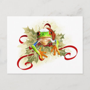 Tree Frog Christmas Postcards