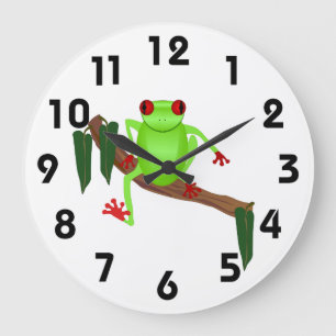 Tree Frog Clock