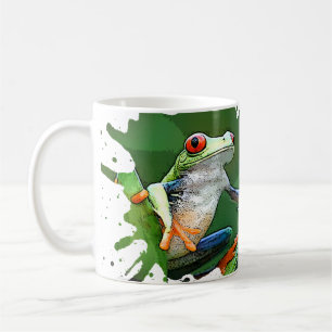 tree frog coffee mug