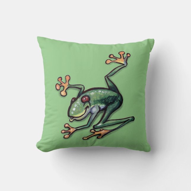 Tree Frog Cushion (Front)