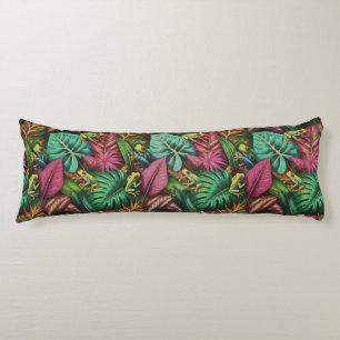 Tree Frog Dreams Seamless Surface Pattern Body Cushion