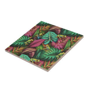 Tree Frog Dreams Seamless Surface Pattern Tile