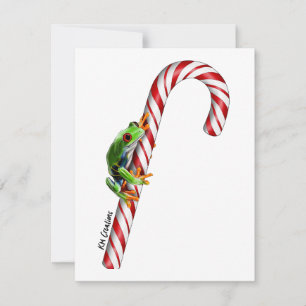 Tree frog - holiday card