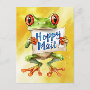 Tree Frog Hoppy Mail! - Postcard