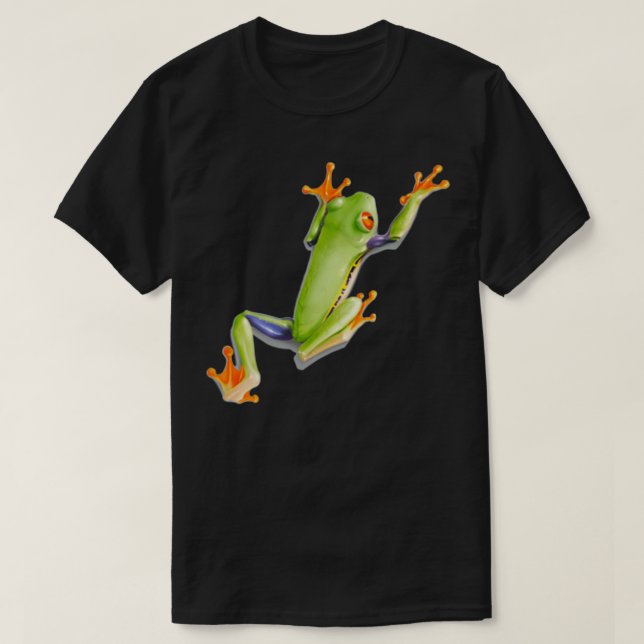 Tree frog in realistic style T-Shirt (Design Front)