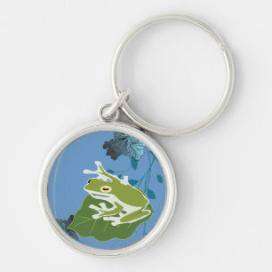 tree frog key ring