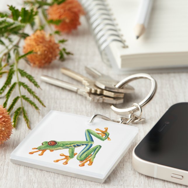 Tree frog key ring (Front Right)