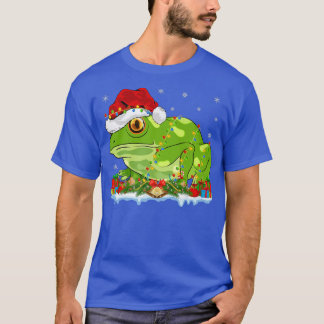 Tree Frog Lover Family Matching Santa Tree Frog Ch T-Shirt