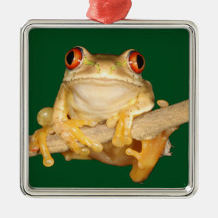 Tree Frog Metal Tree Decoration