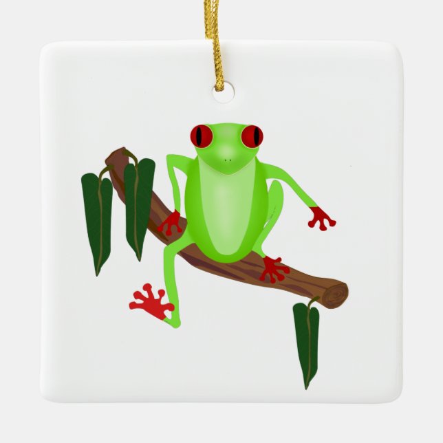 Tree Frog Ornament (Front)