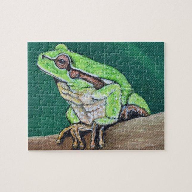 Tree Frog Painting Jigsaw Puzzle (Horizontal)