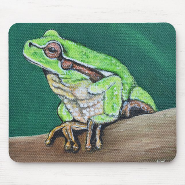 Tree Frog Painting Mouse Mat (Front)