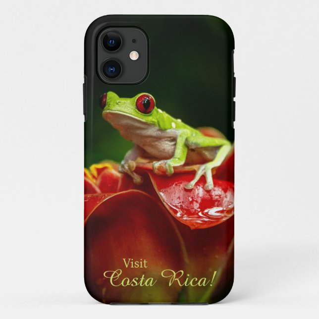 Tree Frog Phone Case - Visit Costa Rica! (Back)