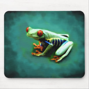 Tree Frog Portrait Mousepad
