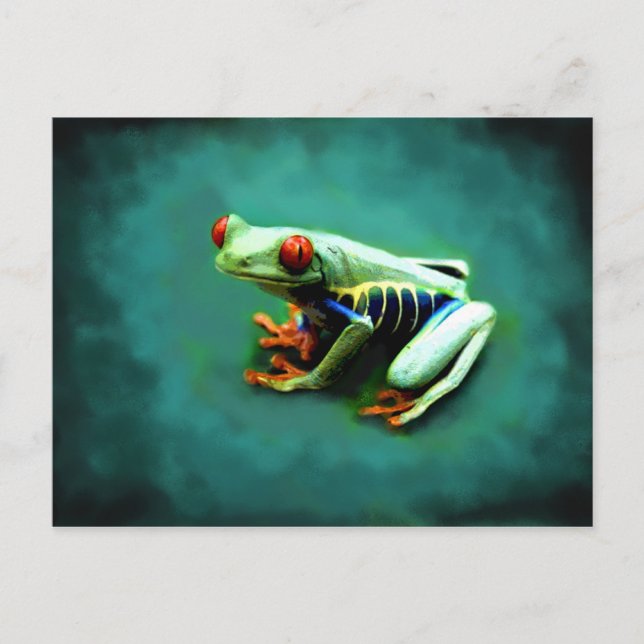 Tree Frog Portrait Postcards (Front)