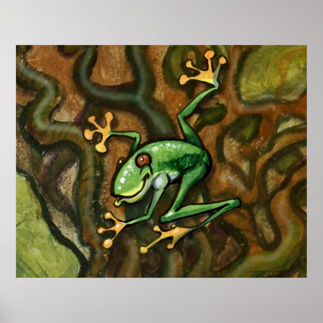 Tree Frog Poster (Front)