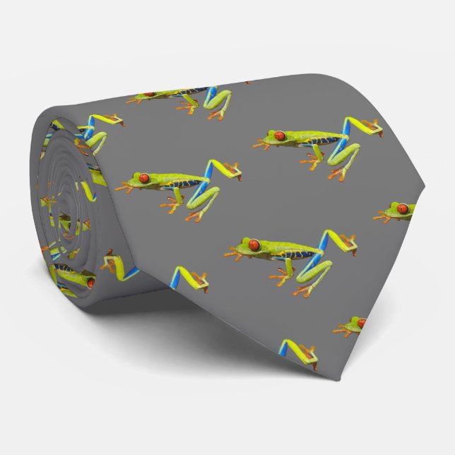 Tree Frog Tie (Rolled)