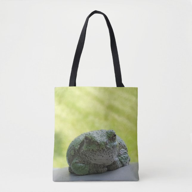 Tree Frog tote bag (Front)