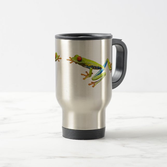 Tree Frog Travel Mug (Front Right)