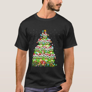 Tree Frog Xmas Tree Lighting Santa Tree Frog Chris T-Shirt