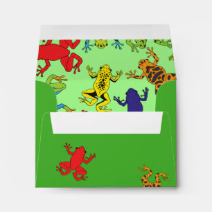 Tree Frogs Cute Kid's Envelope