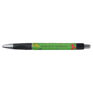 Tree Frogs Cute Kid's Pens with Name