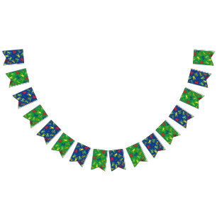 Tree Frogs Kids Birthday Cute Bunting
