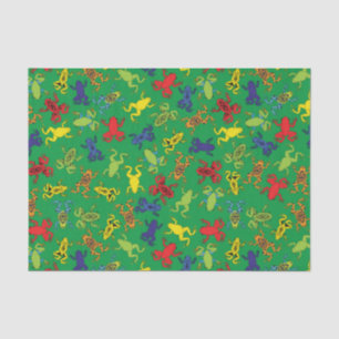 Tree Frogs Kids Birthday Tissue Paper