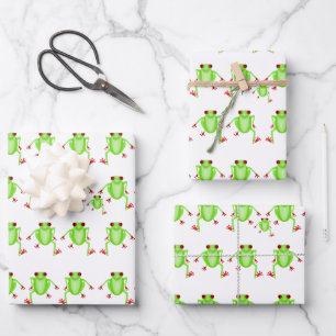 Tree Frogs Wrapping Paper Sheets