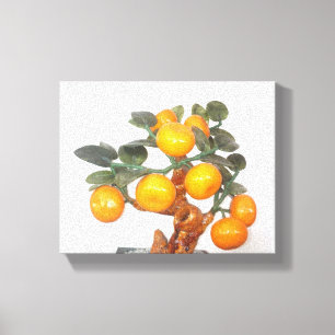 Tree full of fruit - Great feng shui - picture Canvas Print