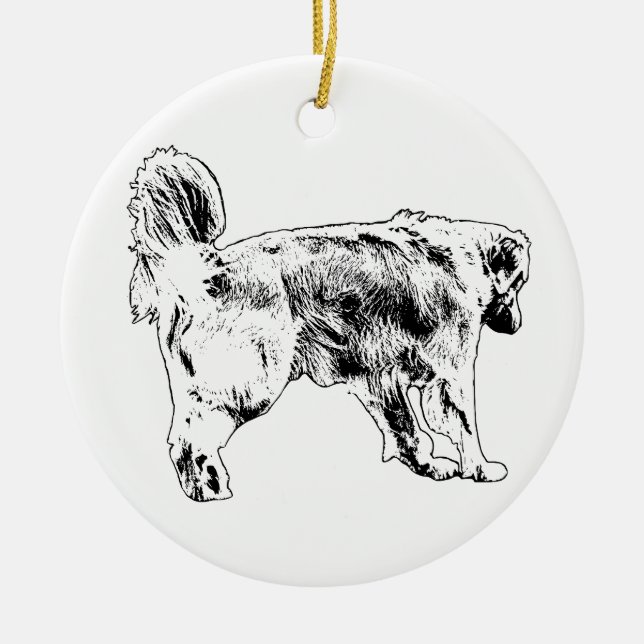 Tree-Glow Stride Charm Ceramic Tree Decoration (Front)