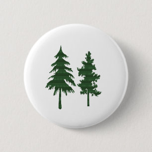 TREE Green Wild Environment Jungle Wood NVN712 6 Cm Round Badge