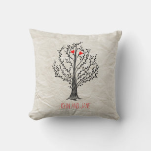 Tree & Hearts Cushion