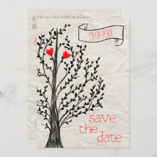 Tree & Hearts Invitation