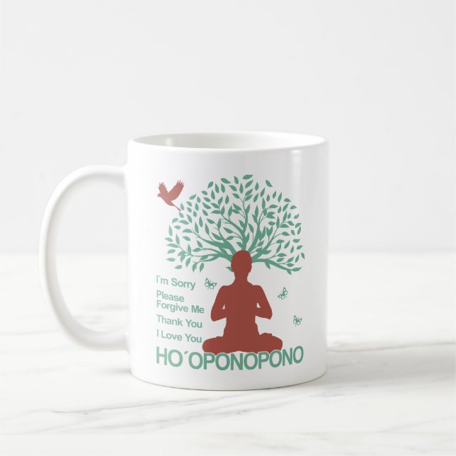 Tree Ho´oponopono Prayer Coffee Mug (Left)