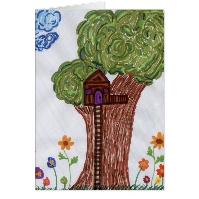 Tree House Blank Card (Front)