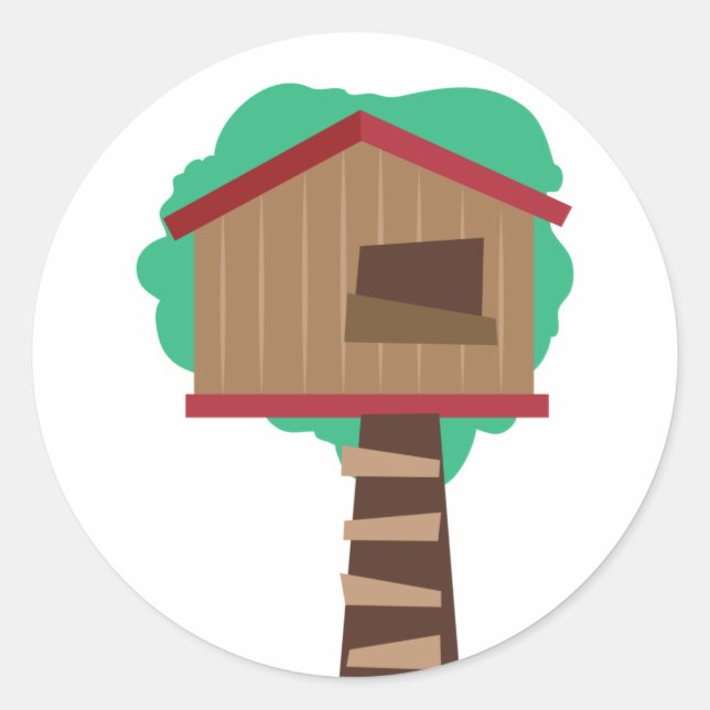 Tree House Classic Round Sticker (Front)