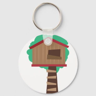 Tree House Key Ring