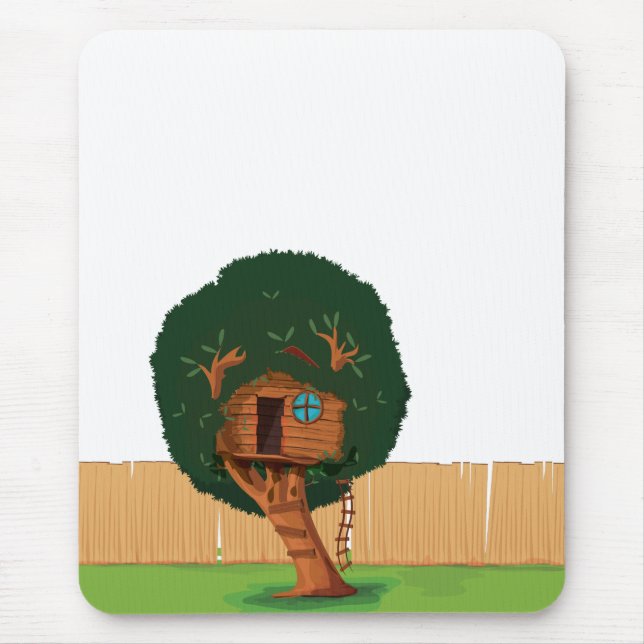 Tree house mouse mat (Front)