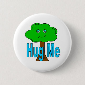 Tree Hugger 6 Cm Round Badge