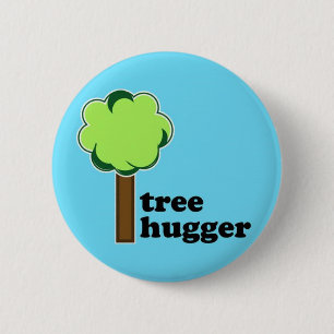 Tree Hugger button