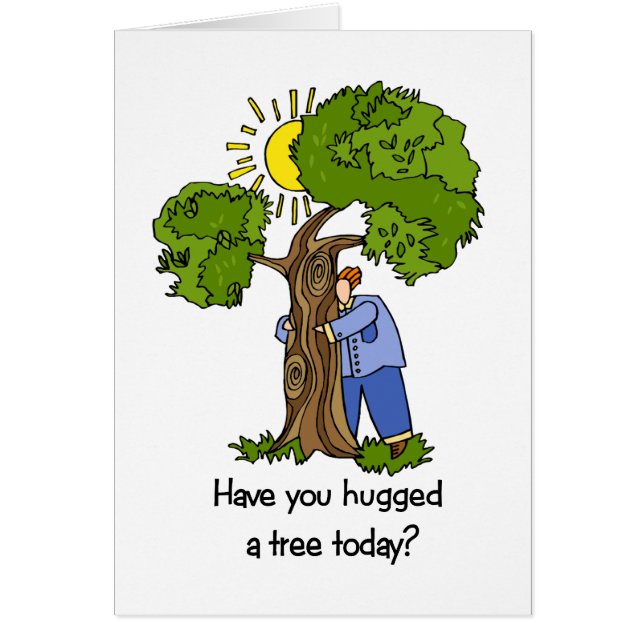 Tree Hugger card (Front)