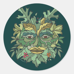 Tree Hugger Classic Round Sticker