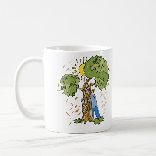 Tree Hugger Coffee Mug (Left)