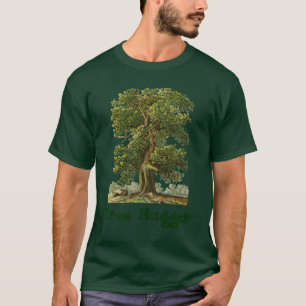 Tree Hugger Custom Vintage Oak Tree Art T-Shirt